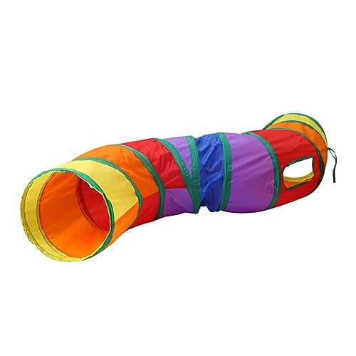 POPETPOP Rainbow Cat Tunnel Spielzeug Faltbarer Bunter S-förmiger Katzen-Tunnel Für Spiel Und Schlafplatz Unterhaltsame Pet Tube Spielzeuge Für Katzenfreunde POPETPOP Rainbow Cat Tunnel Spielzeug Faltbarer Bunter S-förmiger Katzen-Tunnel Für Spiel Und Schlafplatz Unterhaltsame Pet Tube Spielzeuge Für Katzenfreunde von POPETPOP
