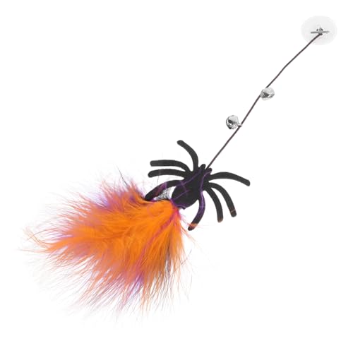 POPETPOP Katzenspielzeug Sticky Door im Halloween Stil Interaktives Filzspielzeug für Katzen und Kätzchen Langlebig und Sicher Fördert Bewegung und Einsamkeit von POPETPOP