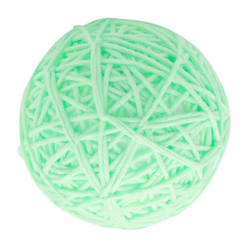 POPETPOP Katzenspielzeugball Katzentunnel Drinnen Katze Zahnt Kauspielzeug Für Katzen Katze Kauen Katzengras Für Wohnungskatzen Katze Haustier Katzenkratzer Katzennapf Light Green Garn von POPETPOP