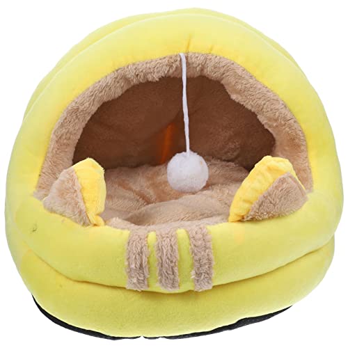 POPETPOP Katzenstreu Für Haustiere Höhlenbett Für Welpen Katze Warmes Bett Katzenhöhle Kleine Hundeschlafhöhle Kleine Hundebetthöhle Waschbare Katzenbetten Kätzchen Flanell Bett POPETPOP Katzenstreu Für Haustiere Höhlenbett Für Welpen Katze Warmes Bett Katzenhöhle Kleine Hundeschlafhöhle Kleine Hundebetthöhle Waschbare Katzenbetten Kätzchen Flanell Bett von POPETPOP
