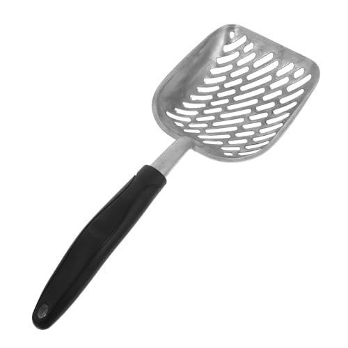 POPETPOP Metall Katzenstreu Scooper Pet Streu Sieb Schaufel Groß XXL von POPETPOP