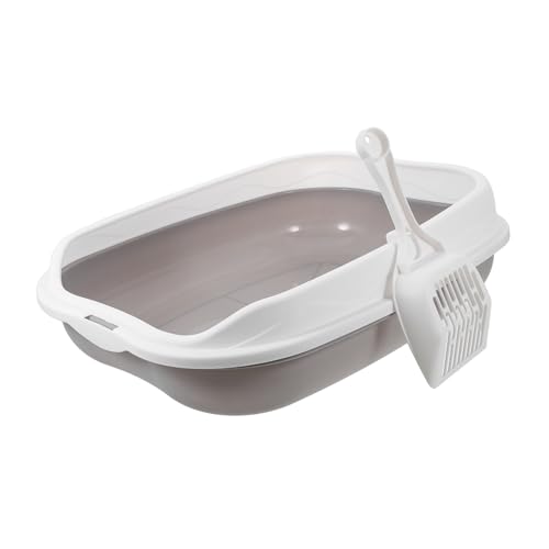 POPETPOP Haustier-katzentoilette Splash - Halbgeschlossene Katzentoilette Kätzchenzubehör Katzentoilette Mit Niedrigem Einstieg POPETPOP Haustier-katzentoilette Splash - Halbgeschlossene Katzentoilette Kätzchenzubehör Katzentoilette Mit Niedrigem Einstieg von POPETPOP
