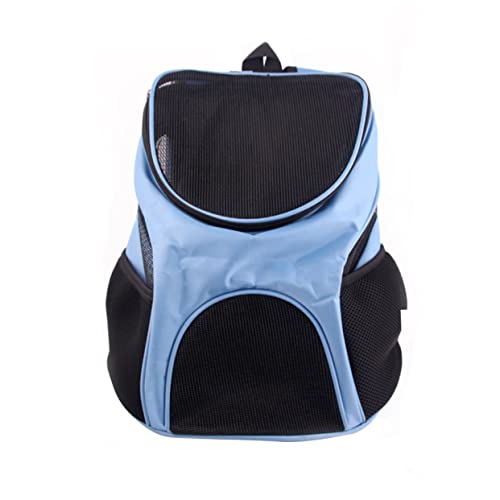 POPETPOP Katzentransporter pet Supplies haustierbedarf Katzen-Rucksack Haustierfutter Rucksack für Katzen Haustiertasche Aufbewahrungstasche für Hunde Transportbox für Katze Blue von POPETPOP