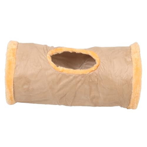 POPETPOP Katzentunnel Katzenrätsel Versteckt Haustierspielröhre Tunnel Für Kleine Haustiere Katzenspieltunnel Tunnelröhrenspielzeug Für Katzen Kätzchen-tunnelspielzeug Katzenrohr Samt Khaki POPETPOP Katzentunnel Katzenrätsel Versteckt Haustierspielröhre Tunnel Für Kleine Haustiere Katzenspieltunnel Tunnelröhrenspielzeug Für Katzen Kätzchen-tunnelspielzeug Katzenrohr Samt Khaki von POPETPOP