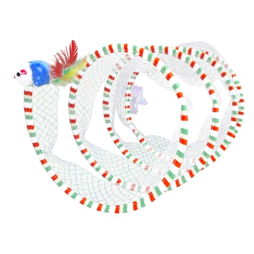 POPETPOP Tunnelspielzeug Für Katzen Im Innenbereich Bewegliches Katzenspielzeug Mit Interaktiven Funktionen Katzenübungsspielzeug Zufällige Farbe von POPETPOP