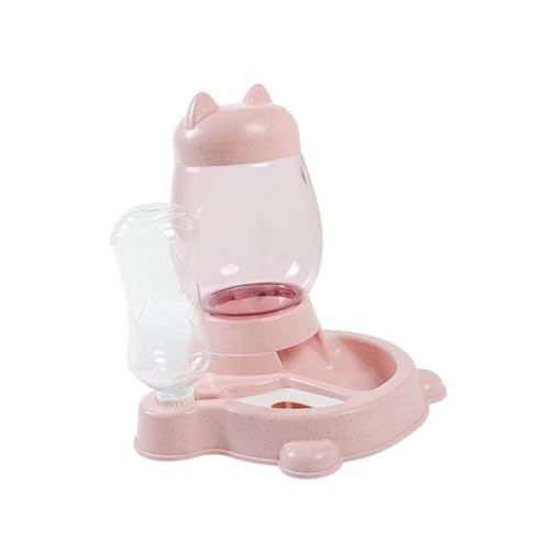 POPETPOP Automatischer Pet Wasserspender Mit Katzenohren Trinkwerkzeug Für Katzen Und Hunde Große Kapazität rutschfest Und Hygienisch von POPETPOP