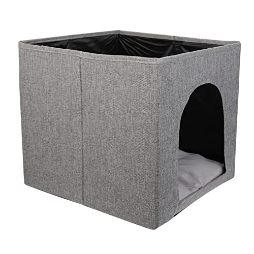 POPETPOP Katzenhaus Drinnen Katzenwürfel Faltbares : Multifunktionale Abnehmbare Aufbewahrungsbox K?tzchenbett H?hle Schlafnest Hidewawy für Hauskatzen Hunde K?tzchen Katzenhaus Im Freien POPETPOP Katzenhaus Drinnen Katzenwürfel Faltbares : Multifunktionale Abnehmbare Aufbewahrungsbox K?tzchenbett H?hle Schlafnest Hidewawy für Hauskatzen Hunde K?tzchen Katzenhaus Im Freien von POPETPOP