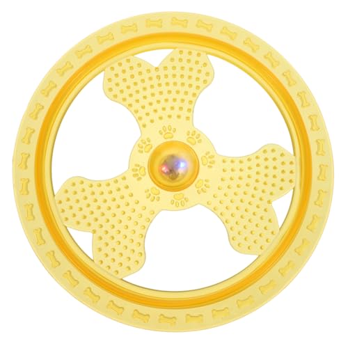 POPETPOP Flugscheibe Für Haustiere Wurf Und Apportierspielzeug Trainingszubehör Laufspielzeug Für Draußen Fangspielzeug Für Welpen Bissfestes Leuchtendes Spielzeug Mit Knopfbatterie POPETPOP Flugscheibe Für Haustiere Wurf Und Apportierspielzeug Trainingszubehör Laufspielzeug Für Draußen Fangspielzeug Für Welpen Bissfestes Leuchtendes Spielzeug Mit Knopfbatterie von POPETPOP