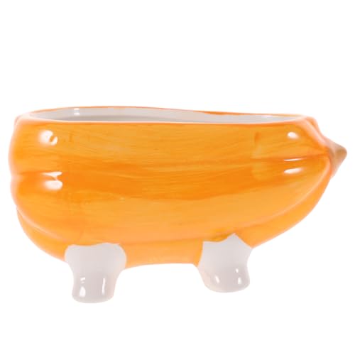 POPETPOP Keramik Hamsterbadewanne Kürbisform Kleine Meerschweinchen Sandbad Toilette Haustier Zubehör Waschbecken Einfach zu Reinigen und Modisch POPETPOP Keramik Hamsterbadewanne Kürbisform Kleine Meerschweinchen Sandbad Toilette Haustier Zubehör Waschbecken Einfach zu Reinigen und Modisch von POPETPOP
