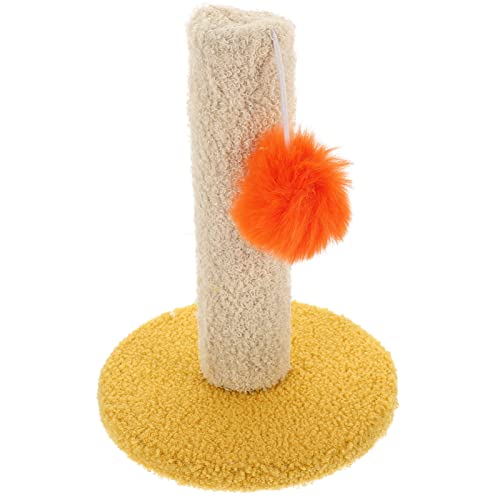 POPETPOP Kitten Spielzeug Kratzbaum Für Katzen Kratzbaum Plüsch Sisal-Kratzstange Mit Hängenden Kugeln Kätzchen Weiche Plüschbasis Stabiles Design Für Katzentoilette Kitten POPETPOP Kitten Spielzeug Kratzbaum Für Katzen Kratzbaum Plüsch Sisal-Kratzstange Mit Hängenden Kugeln Kätzchen Weiche Plüschbasis Stabiles Design Für Katzentoilette Kitten von POPETPOP