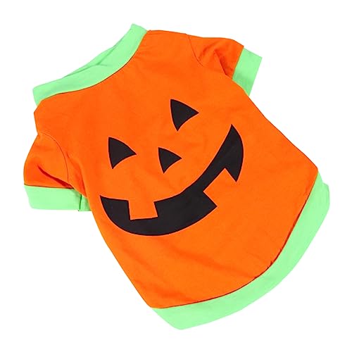 POPETPOP Halloween Hundekleidung Für Kleine Bis Große Hunde Niedliches Pumpkin Outfit Bequemes Baumwollmaterial Für Halloween-Partys Und Outdoor-aktivitäten POPETPOP Halloween Hundekleidung Für Kleine Bis Große Hunde Niedliches Pumpkin Outfit Bequemes Baumwollmaterial Für Halloween-Partys Und Outdoor-aktivitäten von POPETPOP