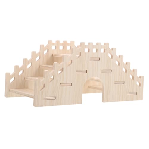 POPETPOP Kleine Hamster Kletterleiter Aus Naturholz Holzleiter Für Hamsterkäfige Chinchilla Kletterspielzeug Für Kleintiere Für Hamster Und Meerschweinchen von POPETPOP