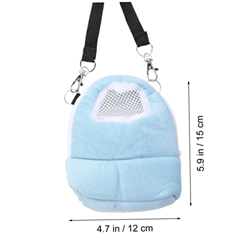 POPETPOP Hamster-Tragetasche Tragbare Tasche in Größe S Für Haustiere Samtmaterial Atmungsaktive Netz-Tragetasche Für Haustiere von POPETPOP