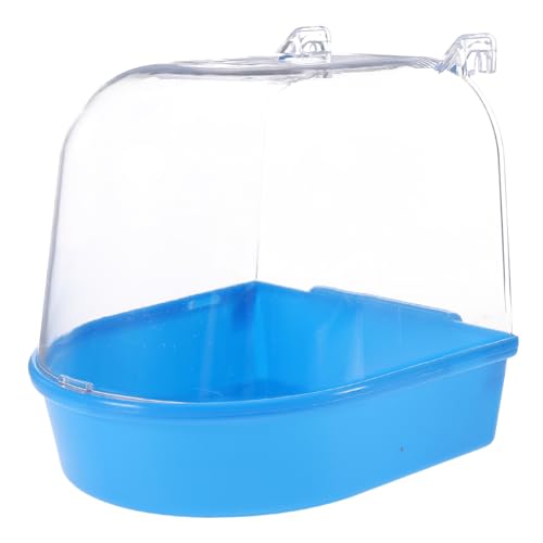 POPETPOP Hängende Vogelbadewanne Für Kleine Vögel Plastik Duschbox Für Papageien Sittiche Und Kanarienvögel Einfach Zu Reinigen Frisches Design Für Käfige Geeignet POPETPOP Hängende Vogelbadewanne Für Kleine Vögel Plastik Duschbox Für Papageien Sittiche Und Kanarienvögel Einfach Zu Reinigen Frisches Design Für Käfige Geeignet von POPETPOP