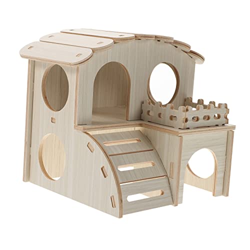 POPETPOP Wood Hamster Haus Aus Holz Langlebiges Und Sicheres Hamster Versteck Gemütliches Nest Für Kleine Haustiere Für Ruhe Und Spiel Stabil Und Robust POPETPOP Wood Hamster Haus Aus Holz Langlebiges Und Sicheres Hamster Versteck Gemütliches Nest Für Kleine Haustiere Für Ruhe Und Spiel Stabil Und Robust von POPETPOP
