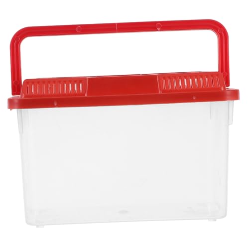 POPETPOP Tragbares Aquarium Mit Griff Transparentes Kunststoff-Terrarium Für Fische Schildkröten Und Hamster Leicht Zu Reinigen Für Reisen Und Transport POPETPOP Tragbares Aquarium Mit Griff Transparentes Kunststoff-Terrarium Für Fische Schildkröten Und Hamster Leicht Zu Reinigen Für Reisen Und Transport von POPETPOP