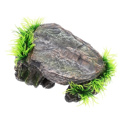 POPETPOP Chamäleon Gecko Versteck Lebensraum Reptil Sonnenplattform Harz Höhle Unterschlupf Für Schildkröte POPETPOP Chamäleon Gecko Versteck Lebensraum Reptil Sonnenplattform Harz Höhle Unterschlupf Für Schildkröte von POPETPOP