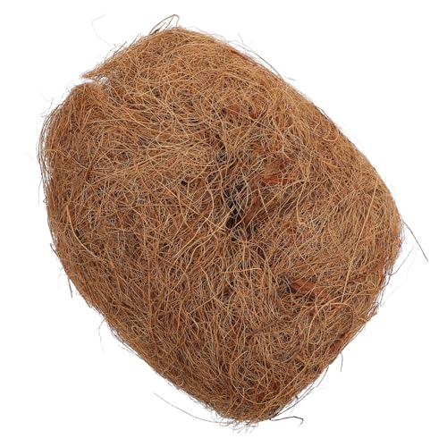 POPETPOP Kokosfaser Nistmaterial für Vögel Kleintiere Natürliche Nistkästen Atmungsaktive Unterlage 100g Sorgt für Luftzirkulation und Feuchtigkeitsaufnahme Geeignet für Nester Verstecke von POPETPOP