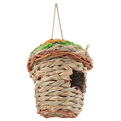 POPETPOP Kolibri- Vogelbäder für draußen Vogelhäuser aus Gras Vogel- Gartendekor vogelfutterspender vogelfutterhäuschen Papageiennest aufhängen natürliches Papageienhaus Stroh POPETPOP Kolibri- Vogelbäder für draußen Vogelhäuser aus Gras Vogel- Gartendekor vogelfutterspender vogelfutterhäuschen Papageiennest aufhängen natürliches Papageienhaus Stroh von POPETPOP