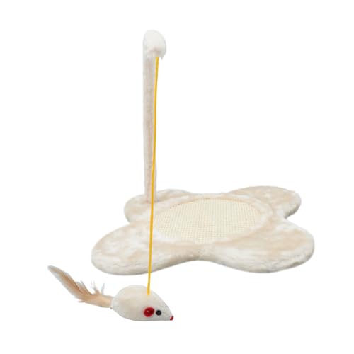 POPETPOP Sisal Katzenkratzbaum Mit Hängendem Mausspielzeug Blumenform Kratzsäule Für Kätzchen Und Katzen Für Innenräume Fördert Spiel Und Bewegung POPETPOP Sisal Katzenkratzbaum Mit Hängendem Mausspielzeug Blumenform Kratzsäule Für Kätzchen Und Katzen Für Innenräume Fördert Spiel Und Bewegung von POPETPOP