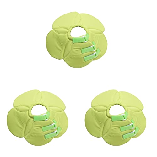 POPETPOP 3st Halsband Für Hundeoperationen Dog Cone Alternative Nach Der Operation Kleines Welpenhalsband Für Hunde Nach Der Operation Weicher Hundekegel Blumenkette Haustier Der Hund von POPETPOP