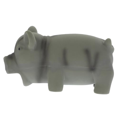 POPETPOP Hundespielzeug Für Welpen Squeaky Kauspielzeug Schweineform Langlebiges Quietschendes Teething Spielzeug Aus Latex Für Beschäftigung Und Zahnpflege von POPETPOP