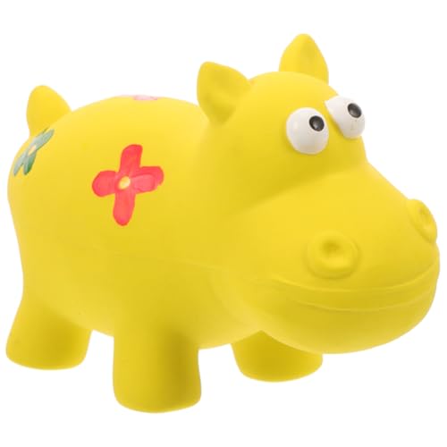 POPETPOP Hundespielzeug Für Kleine Hunde Squeaky Hippo Kauspielzeug Langlebigem Interaktives Spielzeug Zahnpflege Und Verhaltensverbesserung Für Spiel Und Training von POPETPOP