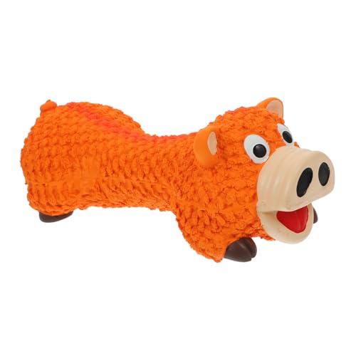 POPETPOP Kauspielzeug Für Hunde Molarspielzeug Form Eines Cartoon-schweins Sicheres Und Langlebiges Hundespielzeug Für Kleine Hunde Und Sorgt Für Zahnpflege Und Unterhaltung von POPETPOP