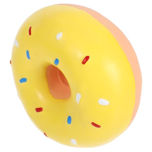 POPETPOP Latex Quietschspielzeug Im Donut-Design Für Kleine Hunde Und Welpen Langlebiges Kauspielzeug Mit Interaktivem Geräusch Zur Zahnpflege Für Stundenlangen Spielspaß POPETPOP Latex Quietschspielzeug Im Donut-Design Für Kleine Hunde Und Welpen Langlebiges Kauspielzeug Mit Interaktivem Geräusch Zur Zahnpflege Für Stundenlangen Spielspaß von POPETPOP