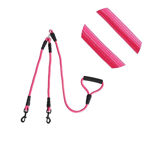 POPETPOP Trainingsleine Für Hunde Laufleine Für Haustiere Hundespaziergang Führt Hundeleine Doppelkopf Leinen POPETPOP Trainingsleine Für Hunde Laufleine Für Haustiere Hundespaziergang Führt Hundeleine Doppelkopf Leinen von POPETPOP