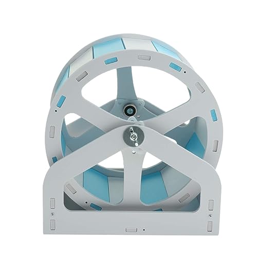 POPETPOP Pet Sports Wheel Großes Trainingslaufrad Für Hamster Mäuse Rennmäuse Weiß Mit Halterung Leises Und Stabiles Design von POPETPOP