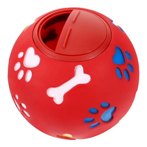POPETPOP Hundespielzeug „Leaky Treat“ Interaktives Kauspielzeug Haustier-Training Rot Groß 14 cm Durchmesser POPETPOP Hundespielzeug „Leaky Treat“ Interaktives Kauspielzeug Haustier-Training Rot Groß 14 cm Durchmesser von POPETPOP