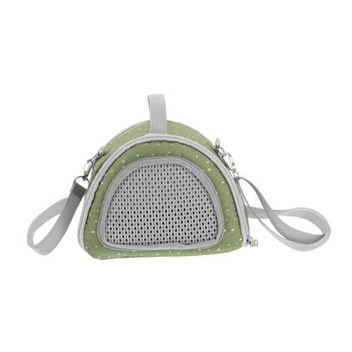 POPETPOP Little Pet Cross-Pack Atmungsaktive Hamstertrage Tragetasche Für Hamster Träger Für Hamster Tragetasche Für Ratten Outdoor-hamstertasche Haustierbedarf Polyester Olive Green von POPETPOP