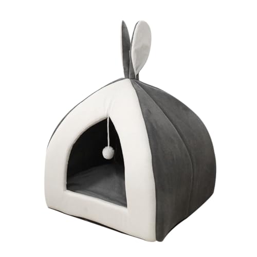 POPETPOP Meerschweinchen-Nest haustierbett pet Bed katzenkorb cat House petbett Gehäuse Kratzbaum für Wohnungskatzen vor geschmeidiges katzenbett bequemer Katzenunterstand PP Baumwolle Grey POPETPOP Meerschweinchen-Nest haustierbett pet Bed katzenkorb cat House petbett Gehäuse Kratzbaum für Wohnungskatzen vor geschmeidiges katzenbett bequemer Katzenunterstand PP Baumwolle Grey von POPETPOP