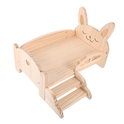 POPETPOP Meerschweinchenbett Aus Holz Mit Treppe Bett Für Haustiere Plattformbett Aus Holz Für Hamster Chinchillas Eichhörnchen POPETPOP Meerschweinchenbett Aus Holz Mit Treppe Bett Für Haustiere Plattformbett Aus Holz Für Hamster Chinchillas Eichhörnchen von POPETPOP