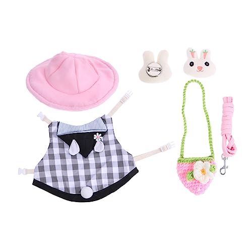 POPETPOP Haustier-kostüm-Set Hamsterweste Leine Größe M Modische Outfits Für Hochzeit Urlaub Party von POPETPOP