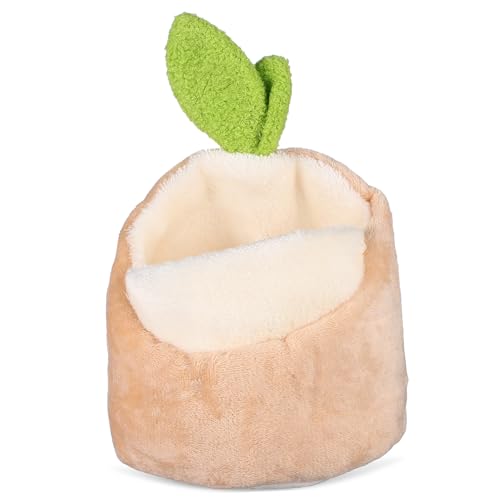 POPETPOP 1stück Guinea Pig Hideout Weihnachts-Nest Für Hamster Gemütliches Versteck Und Spielbereich Für Kleine Haustiere Für Meerschweinchen Und Kaninchen Weichem Material Karierte von POPETPOP