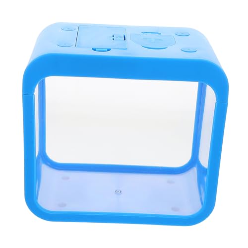 POPETPOP Mini Fischtank mit Licht Tragbares Desktop Aquarium für Betta Fische und Quallen zu Reinigen und Pflegen Dekoratives Büroaquarium POPETPOP Mini Fischtank mit Licht Tragbares Desktop Aquarium für Betta Fische und Quallen zu Reinigen und Pflegen Dekoratives Büroaquarium von POPETPOP
