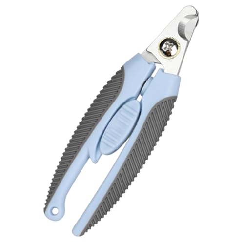 POPETPOP Nagelschere für Haustiere pet Grooming Tool Katzen pfotenpflege Nageltrimmer für Katzen Scoop Polieren Bausatz klein Robuste Katzenschere Krallenschere für große Hunde Sky-Blue von POPETPOP
