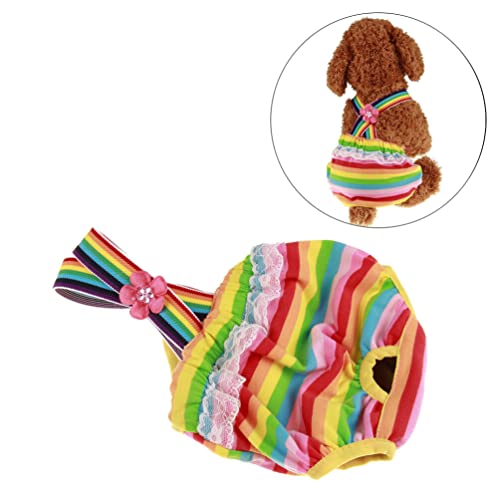 POPETPOP Niedliche Overalls Hose: für Welpen Physiologisch Anziehen Sanitär Größe Unterwäsche Hunde Design Hose Kätzchen Höschen Waschbar Orange Gelb Verstellbar mit Grünem Höschen POPETPOP Niedliche Overalls Hose: für Welpen Physiologisch Anziehen Sanitär Größe Unterwäsche Hunde Design Hose Kätzchen Höschen Waschbar Orange Gelb Verstellbar mit Grünem Höschen von POPETPOP