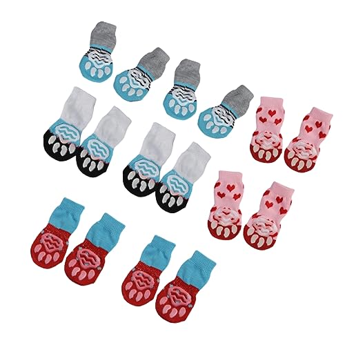 POPETPOP 16-teiliges Haustier-Schuhwerk – Warme Und Bequeme Baumwollsocken Für Katzen Und Hunde Ohne Design POPETPOP 16-teiliges Haustier-Schuhwerk – Warme Und Bequeme Baumwollsocken Für Katzen Und Hunde Ohne Design von POPETPOP