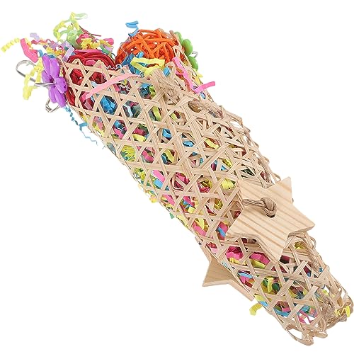 POPETPOP Vogelkäfig-hängespielzeug Papageien-kauspielzeug Vogel-beißspielzeug Praktisches Vogelspielzeug für Papageien Haustierspielzeug Sicheres Material POPETPOP Vogelkäfig-hängespielzeug Papageien-kauspielzeug Vogel-beißspielzeug Praktisches Vogelspielzeug für Papageien Haustierspielzeug Sicheres Material von POPETPOP