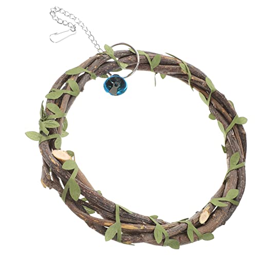 POPETPOP Papagei Sommerhängematte Papageienkäfig Barsch Lustiger Vogelständer Papagei Stehbarsch Vogel-hängematten-Ring-Spielzeug Pfotenschleifstab Rattan Massivholz Pfingstrose Papagei POPETPOP Papagei Sommerhängematte Papageienkäfig Barsch Lustiger Vogelständer Papagei Stehbarsch Vogel-hängematten-Ring-Spielzeug Pfotenschleifstab Rattan Massivholz Pfingstrose Papagei von POPETPOP
