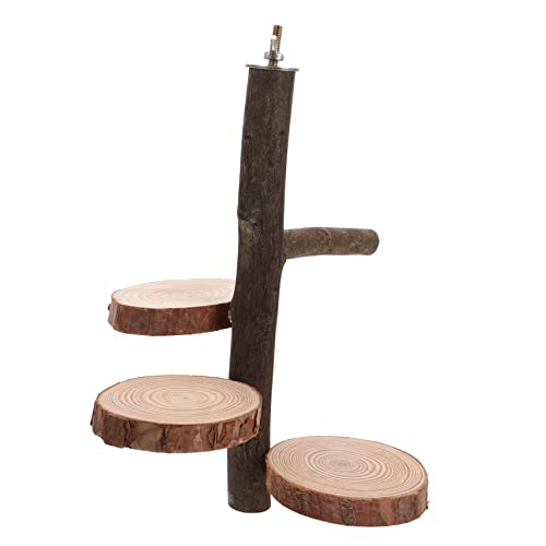 POPETPOP Papagei Spielständer 1 Set Von Vogel Spielzeug Papagei Barsch Verschleiß-beständig Holz Laufstall Stehen POPETPOP Papagei Spielständer 1 Set Von Vogel Spielzeug Papagei Barsch Verschleiß-beständig Holz Laufstall Stehen von POPETPOP