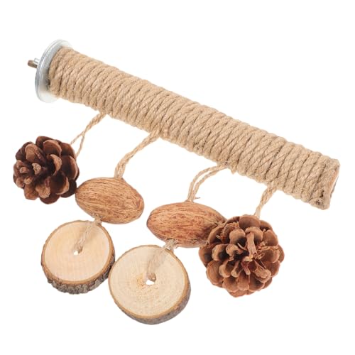 POPETPOP Papagei Spielzeug für Sittiche Papagei Spielzeug Glocke Papagei Kauspielzeug Vogel Molar Spielzeug Käfig Vogel Spielzeug von POPETPOP