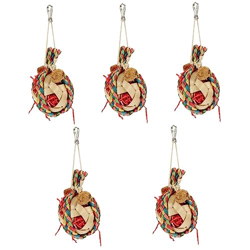 POPETPOP 5st Papagei Kauspielzeug Vogelkäfig-beißspielzeug Vogelspielzeug Für Sittiche Vogelspielzeug Zum Aufhängen Kanarienvogel Spielzeug Für Den Käfig Vögel Hölzern Haustier Vogel POPETPOP 5st Papagei Kauspielzeug Vogelkäfig-beißspielzeug Vogelspielzeug Für Sittiche Vogelspielzeug Zum Aufhängen Kanarienvogel Spielzeug Für Den Käfig Vögel Hölzern Haustier Vogel von POPETPOP