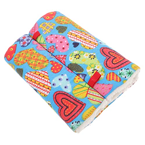 POPETPOP Meerschweinchen Hängematte Tunnel Versteck Für Hamster Ratten Kleintiere Schlafbett Bett Zubehör Spielzeug Wärme Gemütlichkeit von POPETPOP