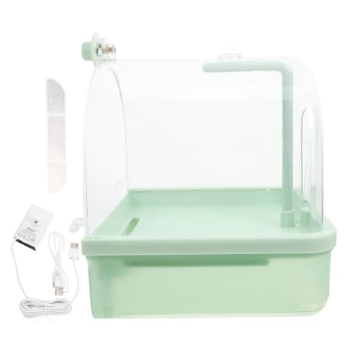 POPETPOP Automatische Vogelbadewanne 180 ° Drehbarer Wasserhahn Vogelbad für Vogelkäfig Bad für Papageien Vögel von POPETPOP