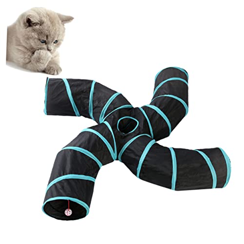 POPETPOP Cat Foldable Tunnel Interaktives Katzenspielzeug Faltbarer Spieltunnel Für Katzen Und Kätzchen Fördert Die Spielaktivität Und Kreativität Geeignet Für Innen Und POPETPOP Cat Foldable Tunnel Interaktives Katzenspielzeug Faltbarer Spieltunnel Für Katzen Und Kätzchen Fördert Die Spielaktivität Und Kreativität Geeignet Für Innen Und von POPETPOP