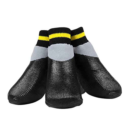 POPETPOP Hundeschuhe Schneestiefel Socken für Hunde Nicht Schwarz 4-teiliges Set POPETPOP Hundeschuhe Schneestiefel Socken für Hunde Nicht Schwarz 4-teiliges Set von POPETPOP